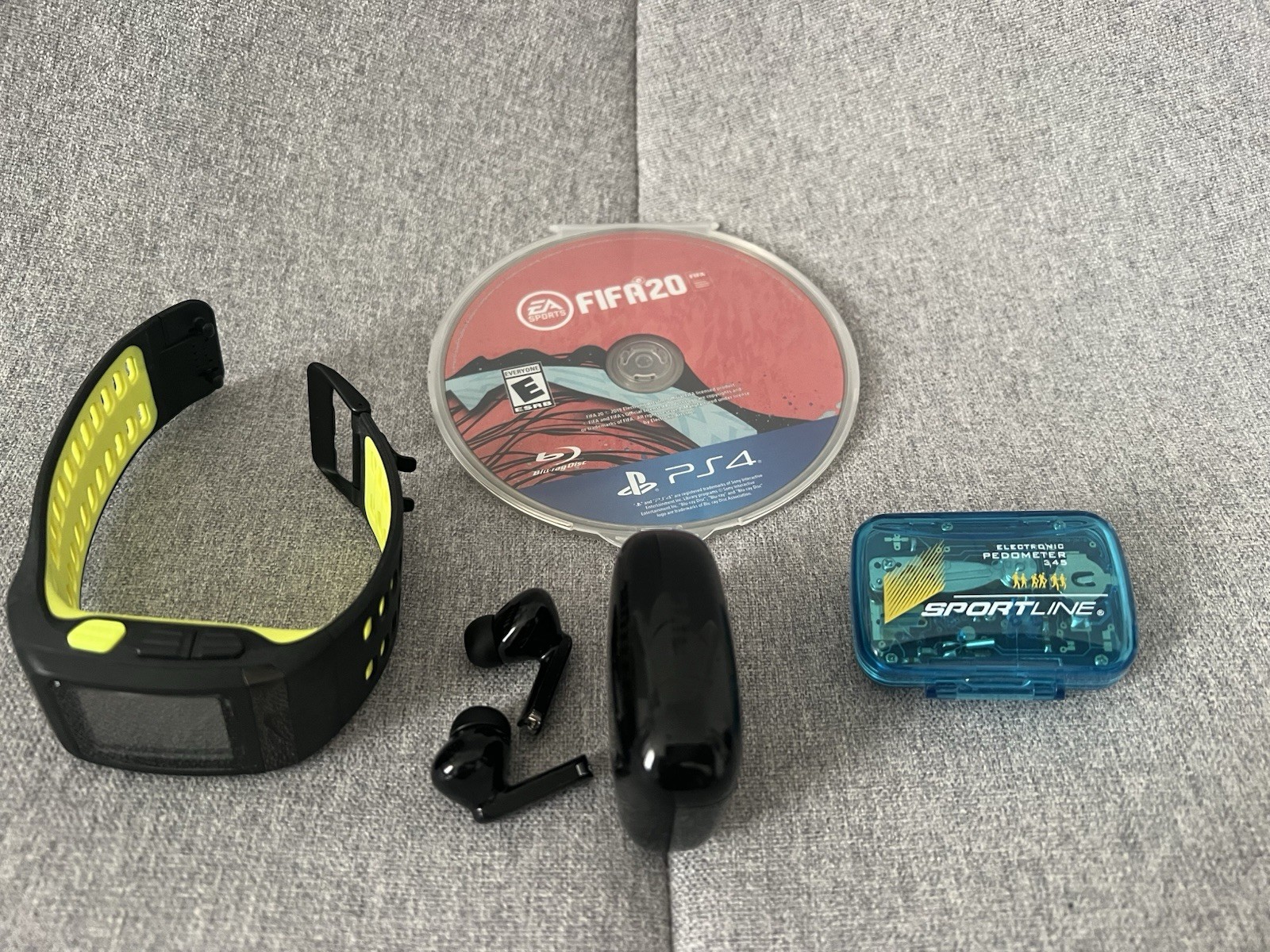 Lot Of Electronics Nike Watch Portable Printer JVC Earbuds FIFA 20 DVD Players