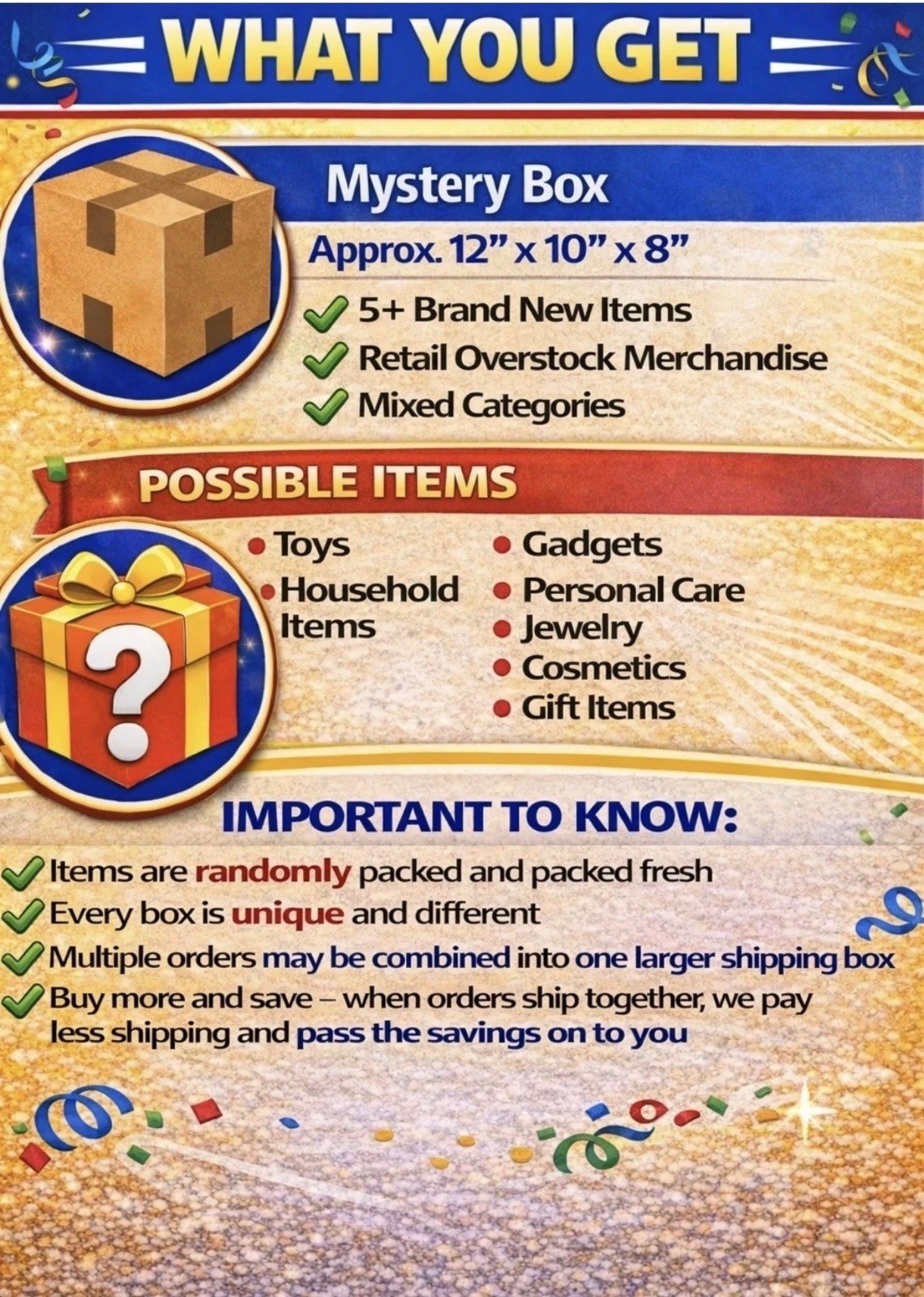 Bulk Liquidation Mystery Box – Mixed Overstock Deals