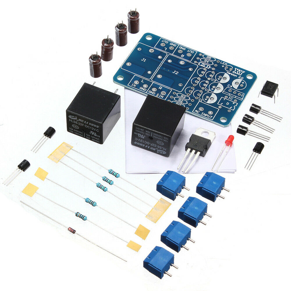 Speaker Protection Board Component Audio Amplifier Boot Delay DC Protect DIY Kit
