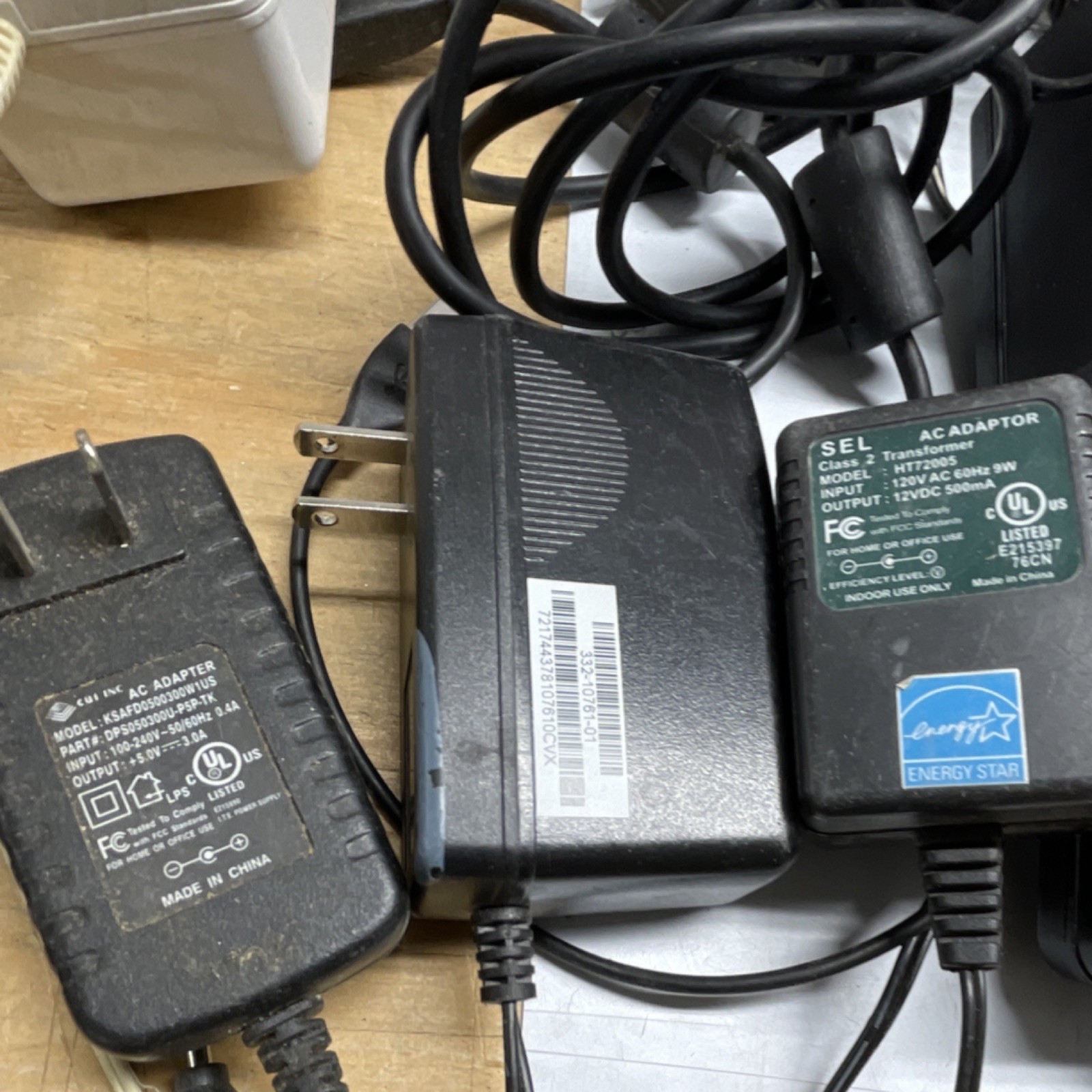 Samsung Lenovo Nintendo Casio BlackBerry Energy Star AC Adapter Lot PS52W10X