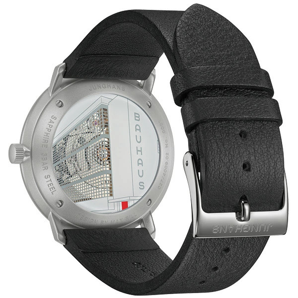 JUNGHANS Watch Max Bill 027 4009 02 Sapphire Glass men fashion black