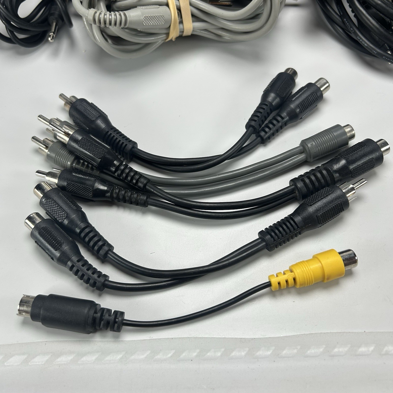 Lot Of 22 Random Junk Drawer Electrical Cables, Power Cords, Adapters, Wires,