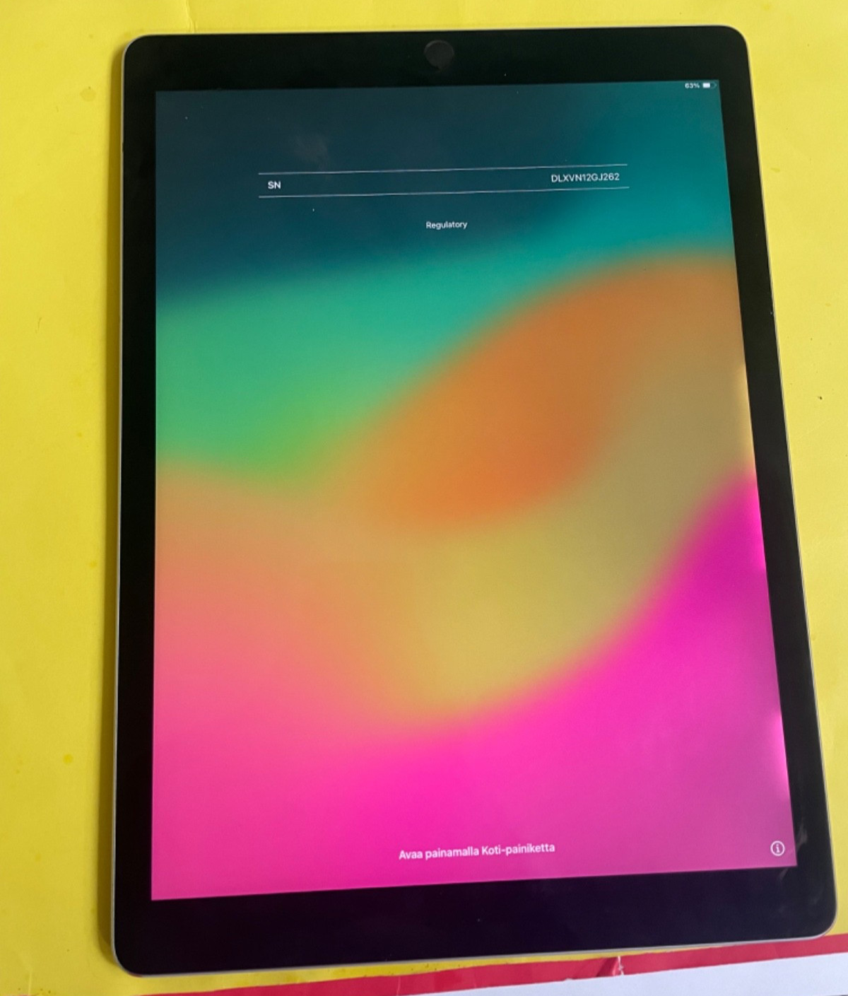 Apple iPad Pro 12.9” 64GB WiFi (2nd Gen) For Parts – Powers On & Charges