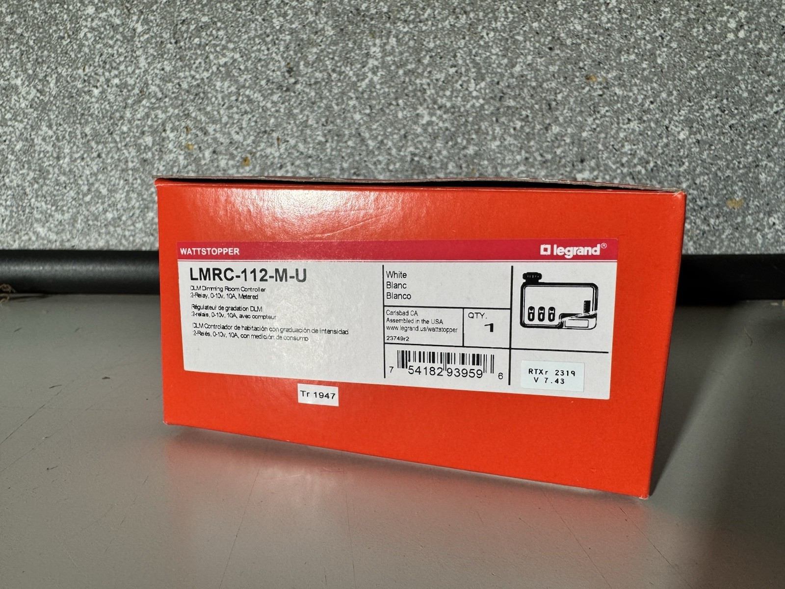 Wattstopper LMRC-112-M-U DLM DIMMING ROOM CONTROLLER BRAND NEW IN BOX