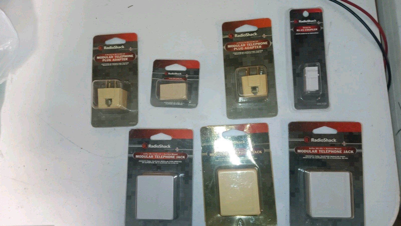 Miscellaneous Lot Of NIB GIGAWARE,RADIO SHACK 41 TOTAL SOLD FOR PARTS FREE SHIP