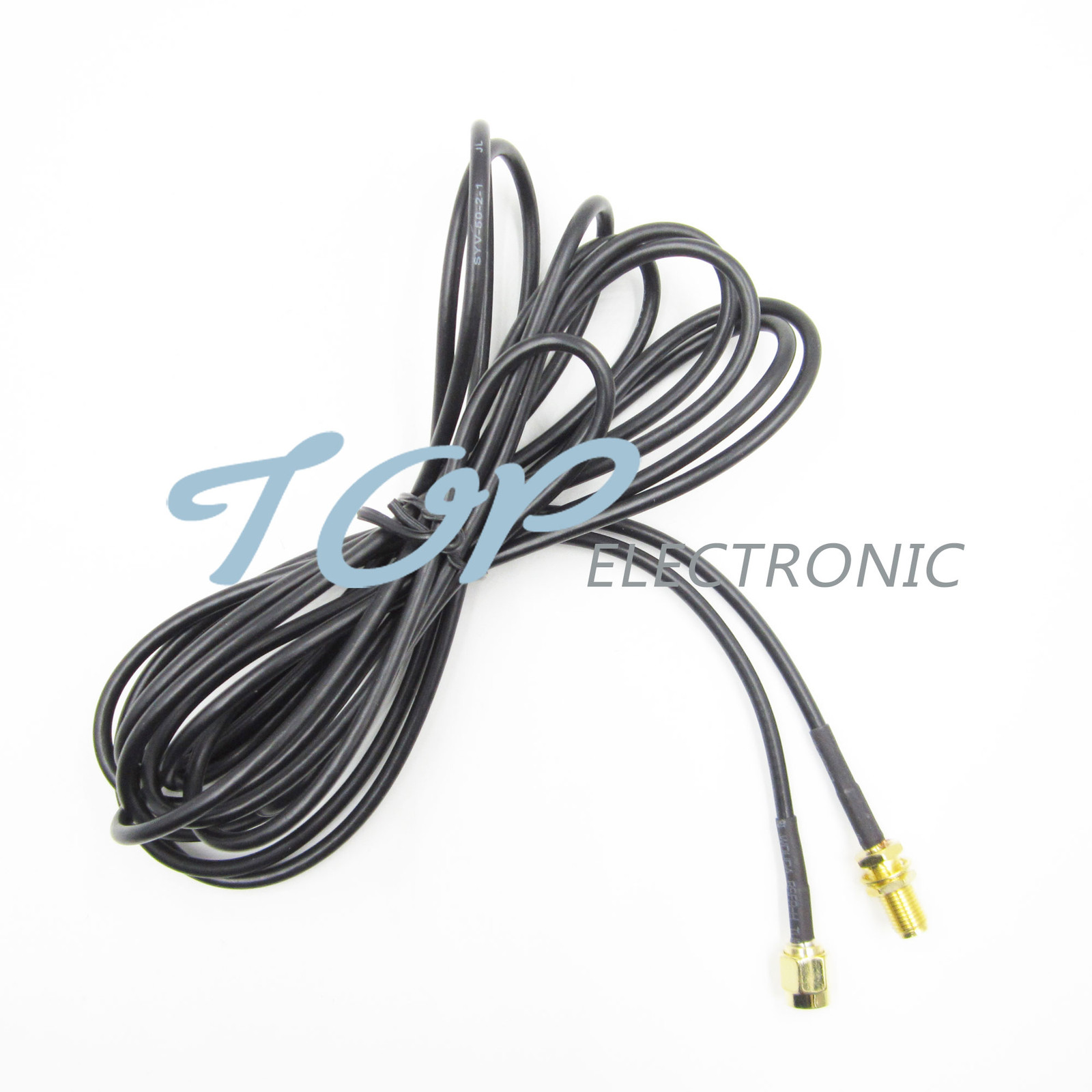2PCS 2.8m Antenna RP-SMA Extension Cable for Wi-Fi Router Cord Extender Wifi New