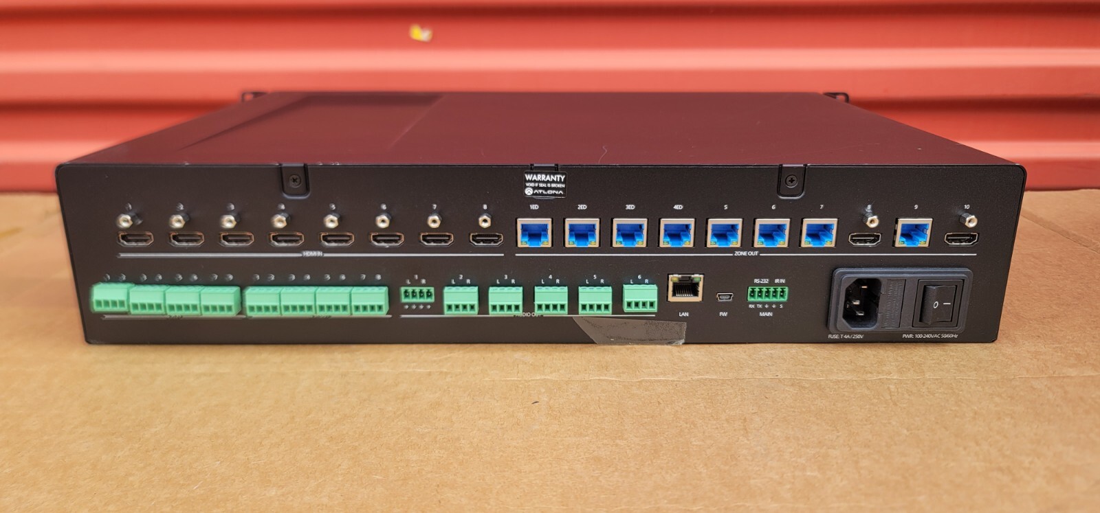 Atlona AT-UHD-PRO3-88M 4K/UHD 8×8 HDMI to HDBaseT Matrix Switcher