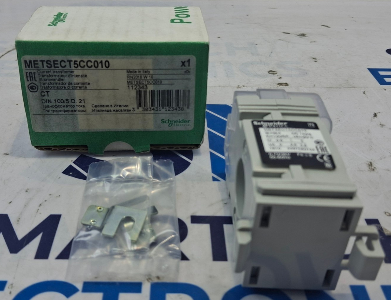 SCHNEIDER METSECT5CC010 Current Transformer Tropicalized DIN Mount
