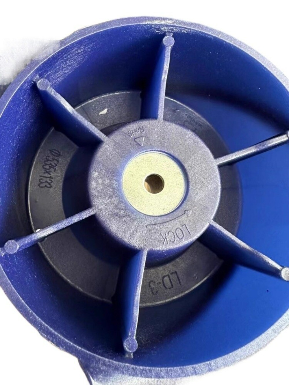1PC suitable for Midea air conditioner 3P axial flow fan blade ¢ 535 * 133, aper