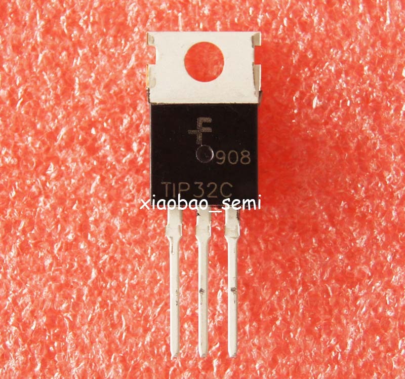100pcs TIP32C TIP32 PNP TRANSISTOR TO-220 100V 3A FSC
