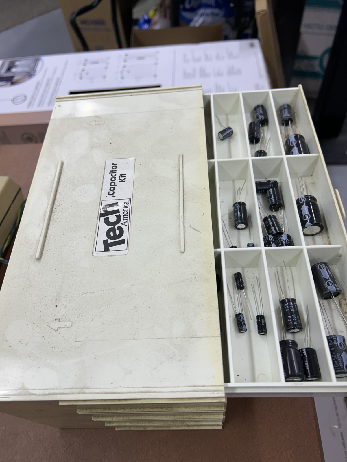 Misc. Electronic parts and test equipment