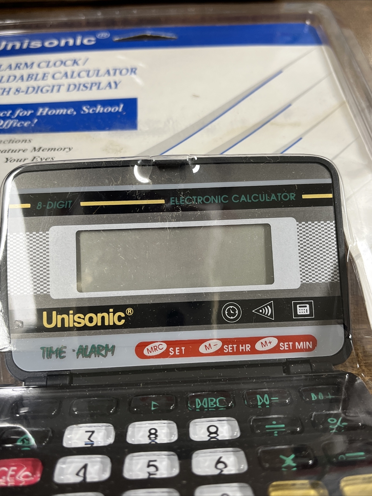 Amazon Wholesale Lot Of 45 Unisonic Foldable Calculator / Alarm Clock