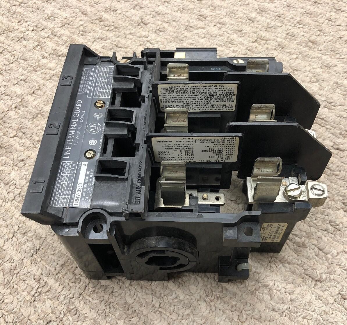 Allen Bradley 1494V-DS60 1494V-FS60 60 Amp Disconnect Switch