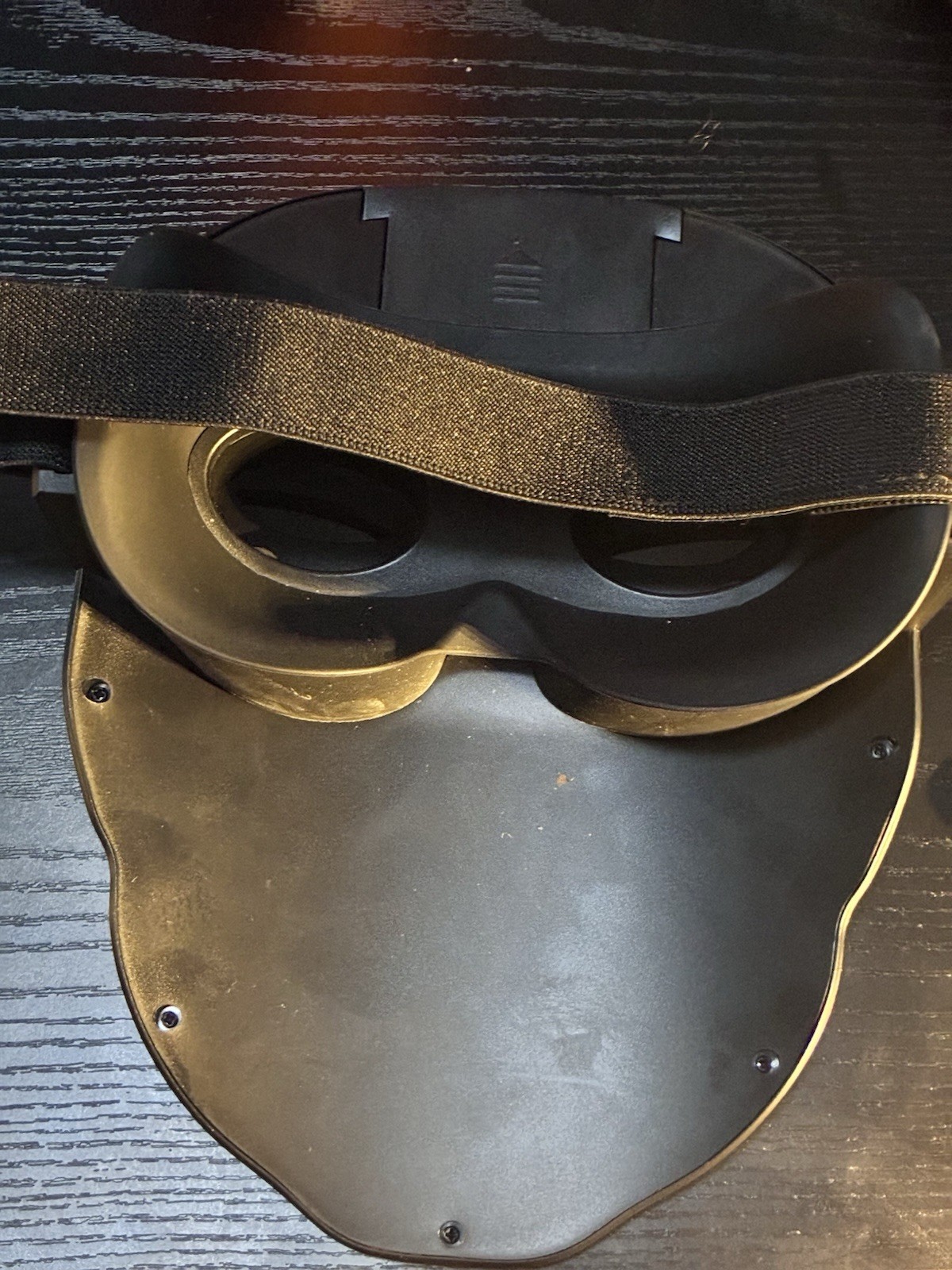 Shinning App Mask Full Face Mask with LED Light Light Up Mask for Cosplay Party