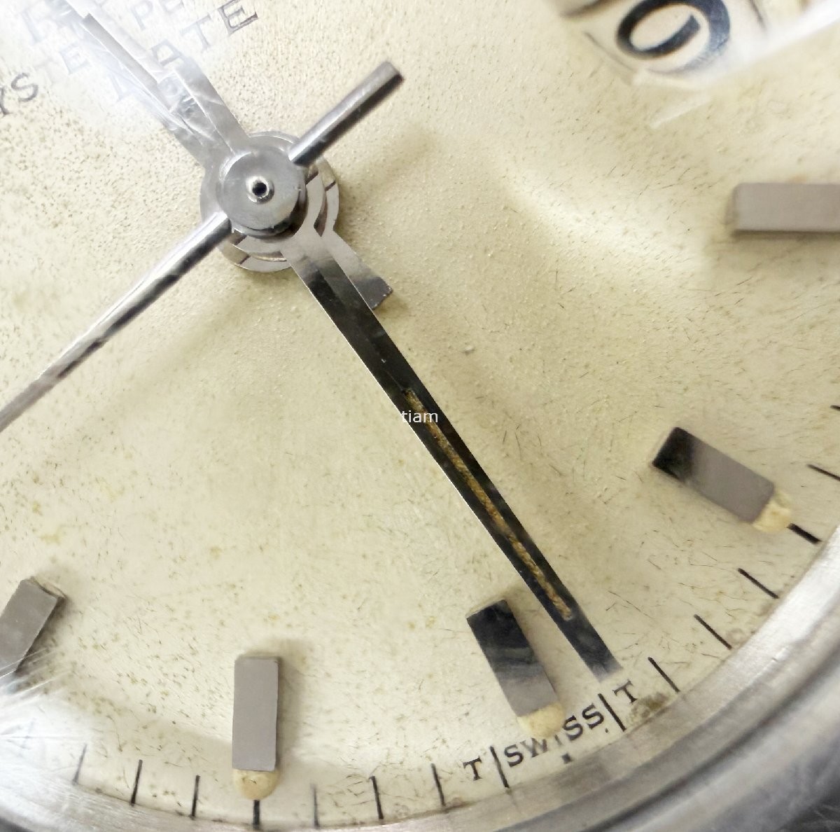 ROLEX 6516 Oyster Perpetual Date 1968 Automatic SS Silver