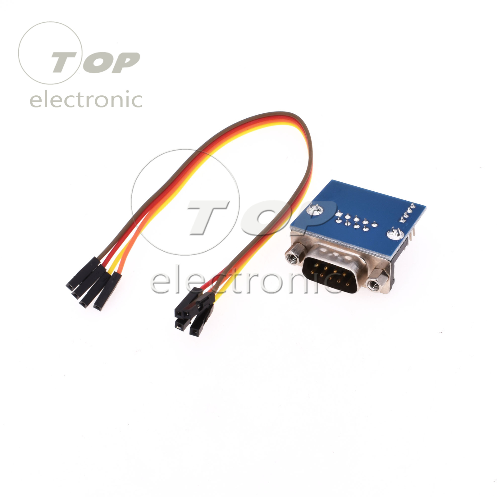 10PCS MAX3232 RS232 Serial Port To TTL Converter Male DB9 Connector COM Serial
