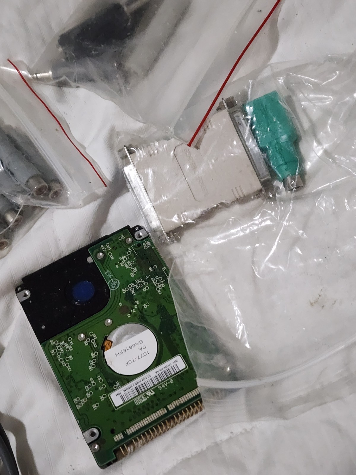 Bulk Lot of Various Electronic Cables, Cords and Parts, Computer TV Camara Ster