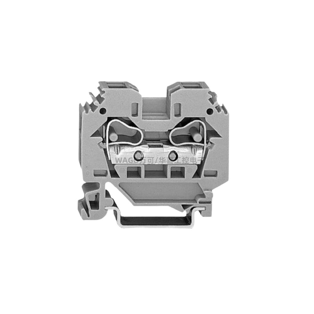 QTY: 10 284-101 (gray) 2-wire terminal block