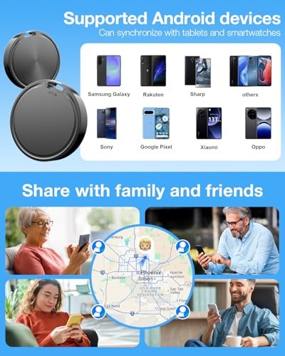 Vodyfu Bluetooth Tracker Tags for Android 2 Pack – Google Find My Device Compati