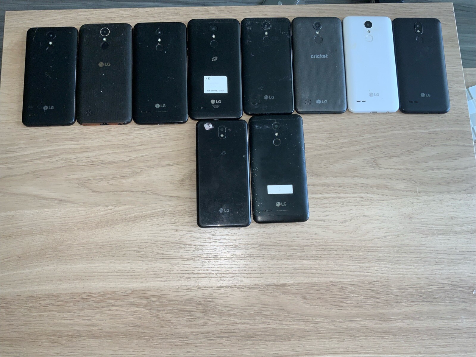 Lot Of 10 Lg K20 And K30 Phones Various Conditions For Parts Only