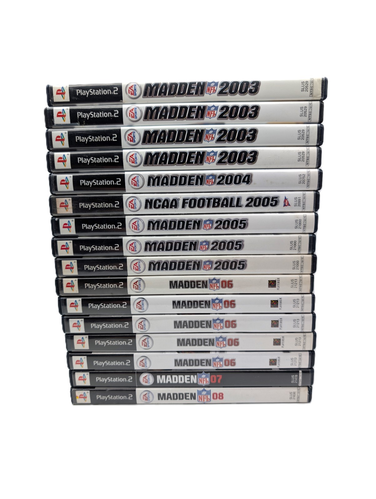 EA Sports PS2 Football Collection – 22 Games Total (Madden, NCAA, Rugby) LOT