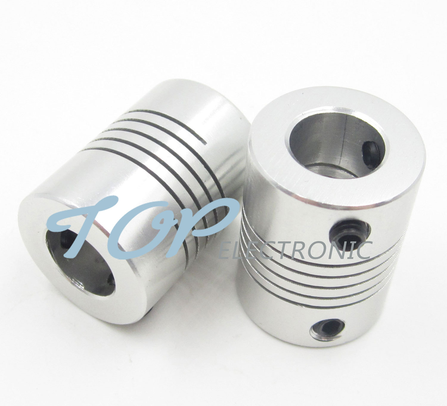 2PCS 5mmx8mm CNC Motor 3D PrinterJaw Shaft Coupler 5mm-8mm Flexible Coupling 5×8