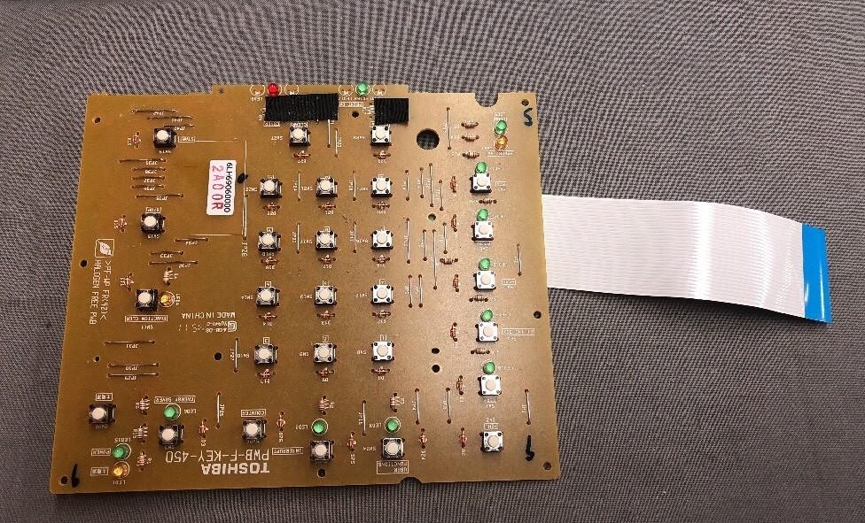 TOSHIBA eStudio 255 PWB-F-KEY-450 6LH69060000 KEYBOARD PANEL