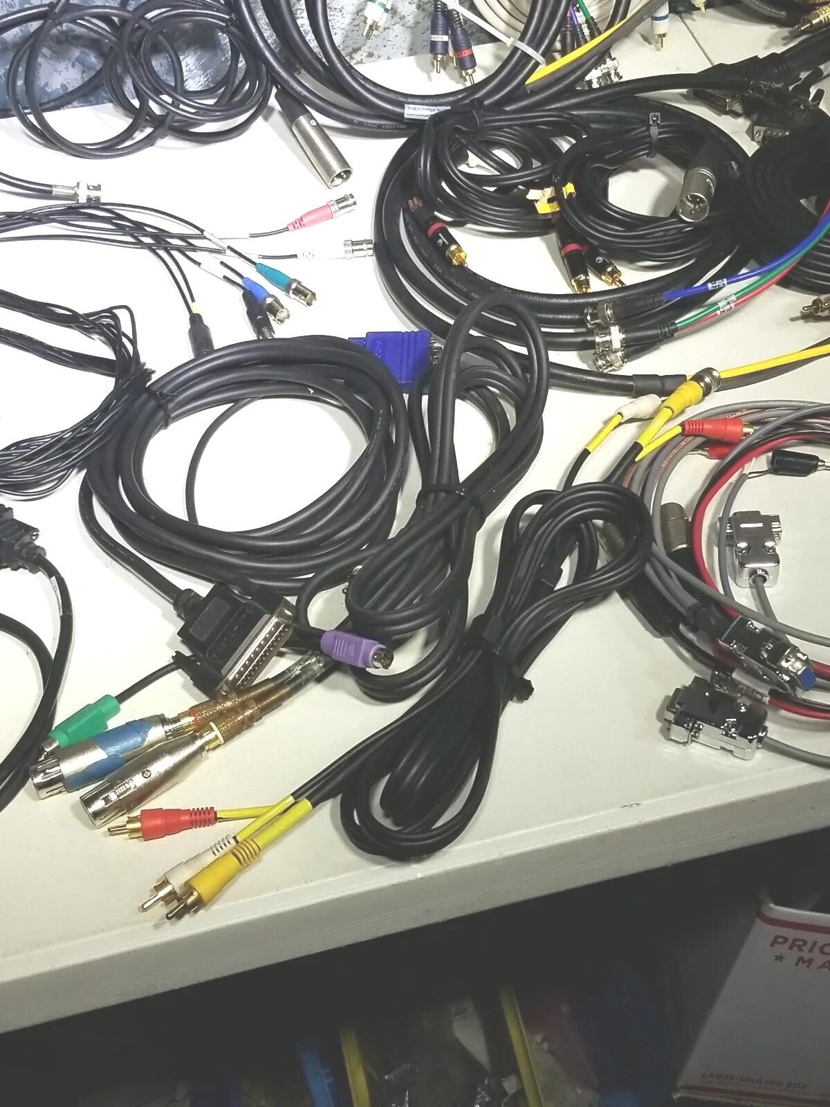 Lot of Professional Audio Cables