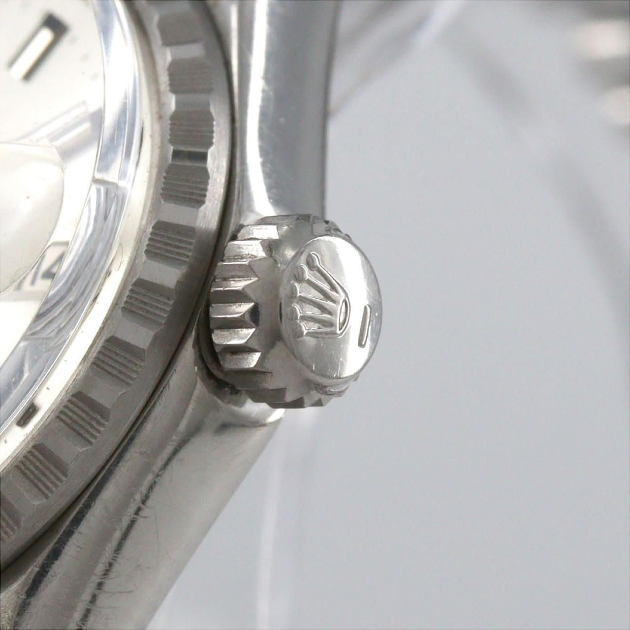Rolex Watch Oyster Perpetual Date 6517 Automatic Stainless Steel White Gold
