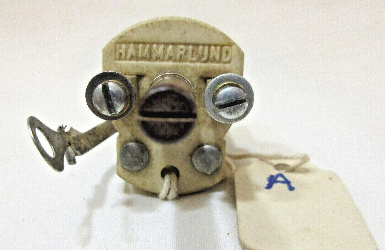 Vtg. Pre-owned Very RARE WWII Air-Dielectric Variable Capacitors (Trimmers)