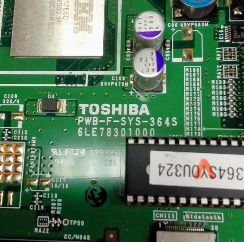 Toshiba eStudio 353 PWB-F-SYS-364S Copier Main Board