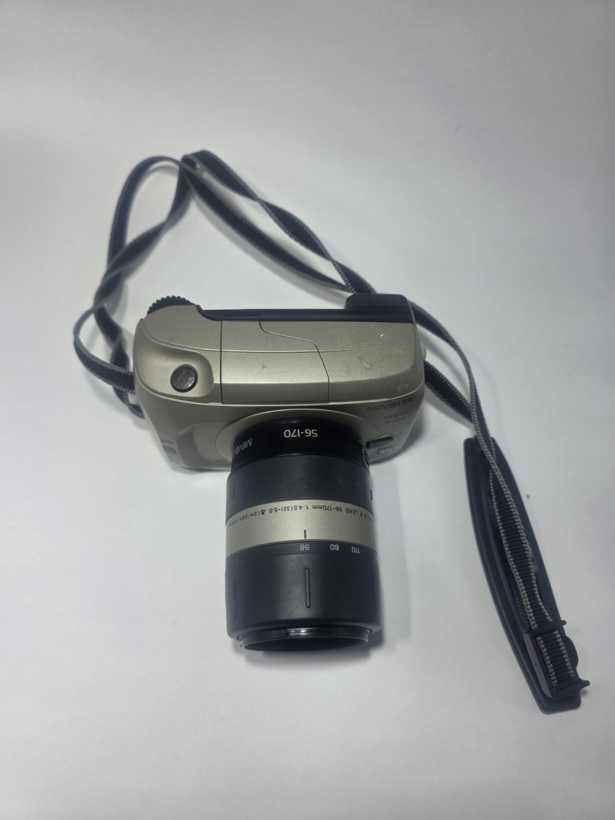 Minolta Film Camera with Zoom Lens – Untested – Sold As-Is for Parts or Repair
