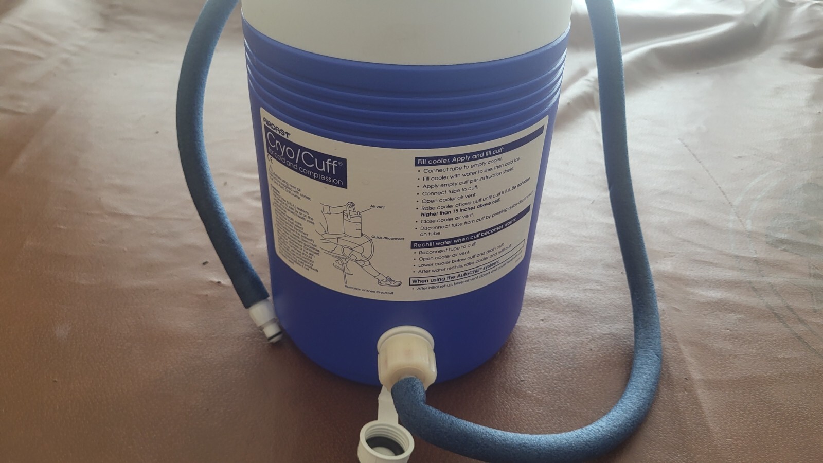 Aircast Cryo/Cuff Cooler & Hose SUPER CLEAN!! NO ELECTRICITY NEEDED!