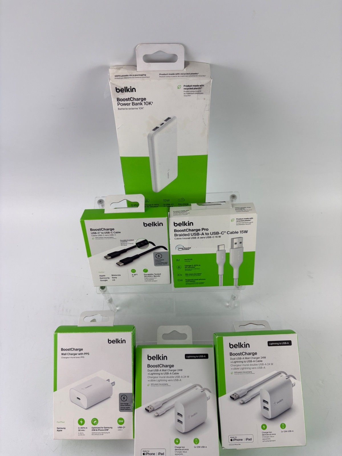 Belkin Boost Charge Variety Lot of 6 *Pleas read description*