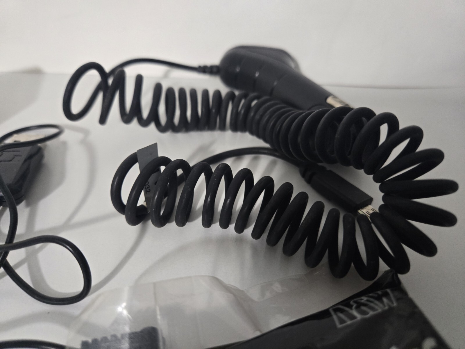 Mixed Lot Of Office Supplies, Chargers, Ear Buds, Exc. Check Photos