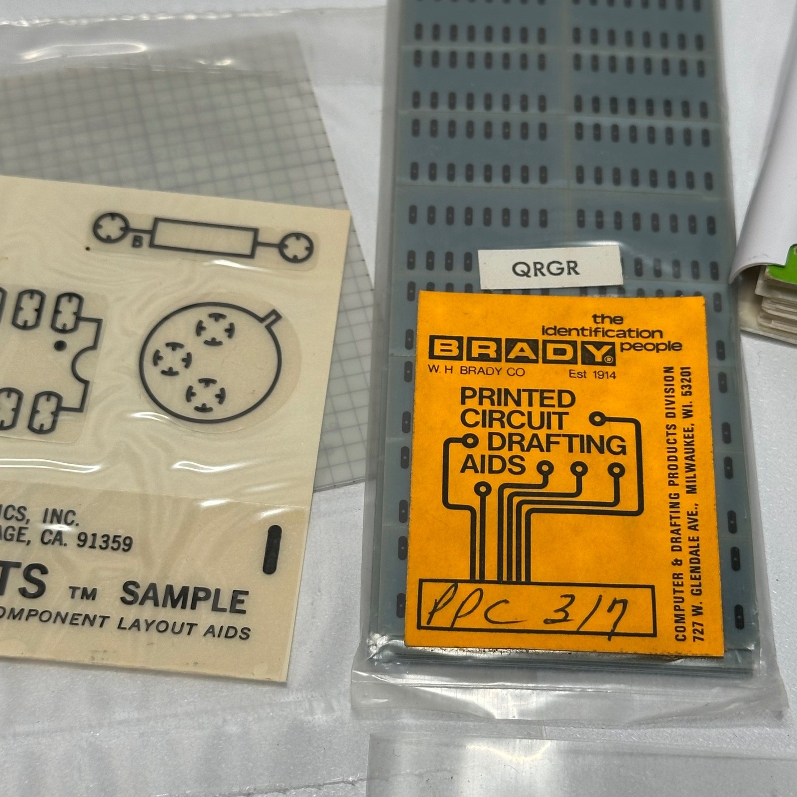 Chartpak Bishop Brady Graphics Vintage Transfer Drafting Lettering PCB Lot Mixed