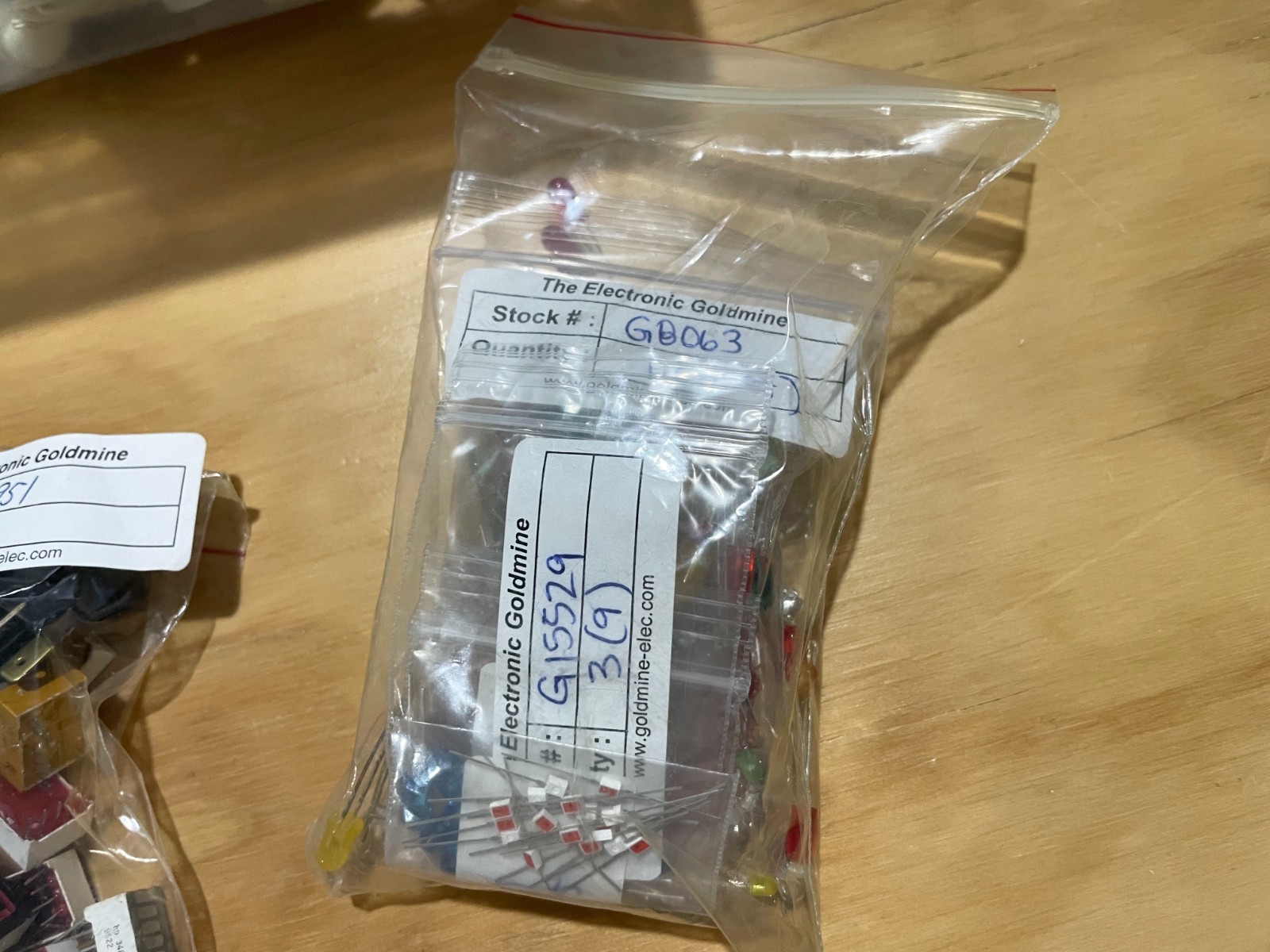 Box of Electronics – Box 2 – The Electronic Goldmine – Japanese Kits – Jameco