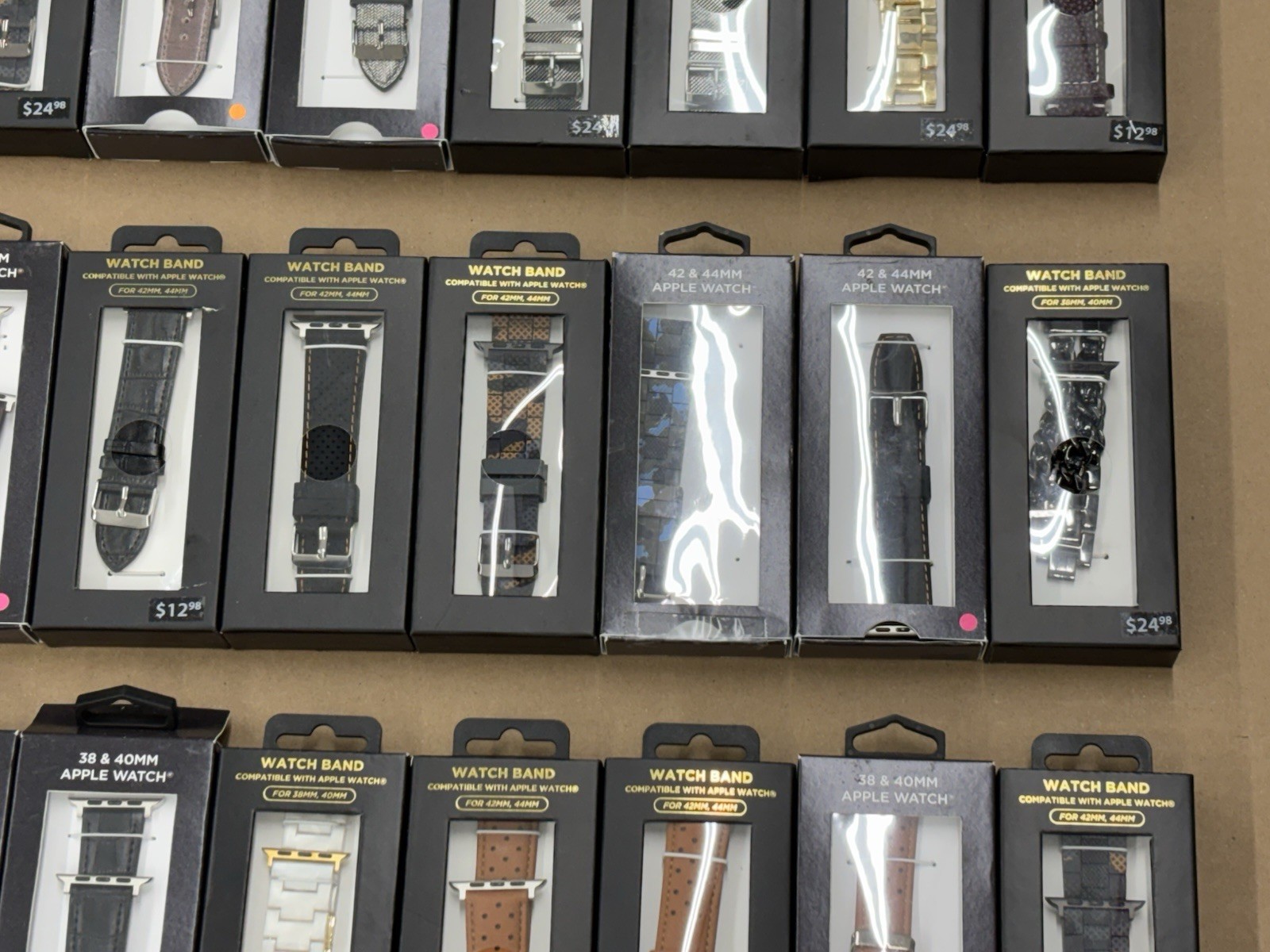 AMAZON WHOLESALE LOT OF 36 APPLE WATCH BANDS AMERICAN EXCHANGE