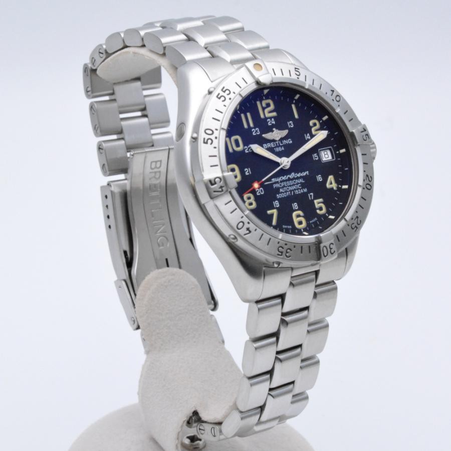 BREITLING Watch A17345 Superocean Professional Black Automatic 42mm Men’s w/Box