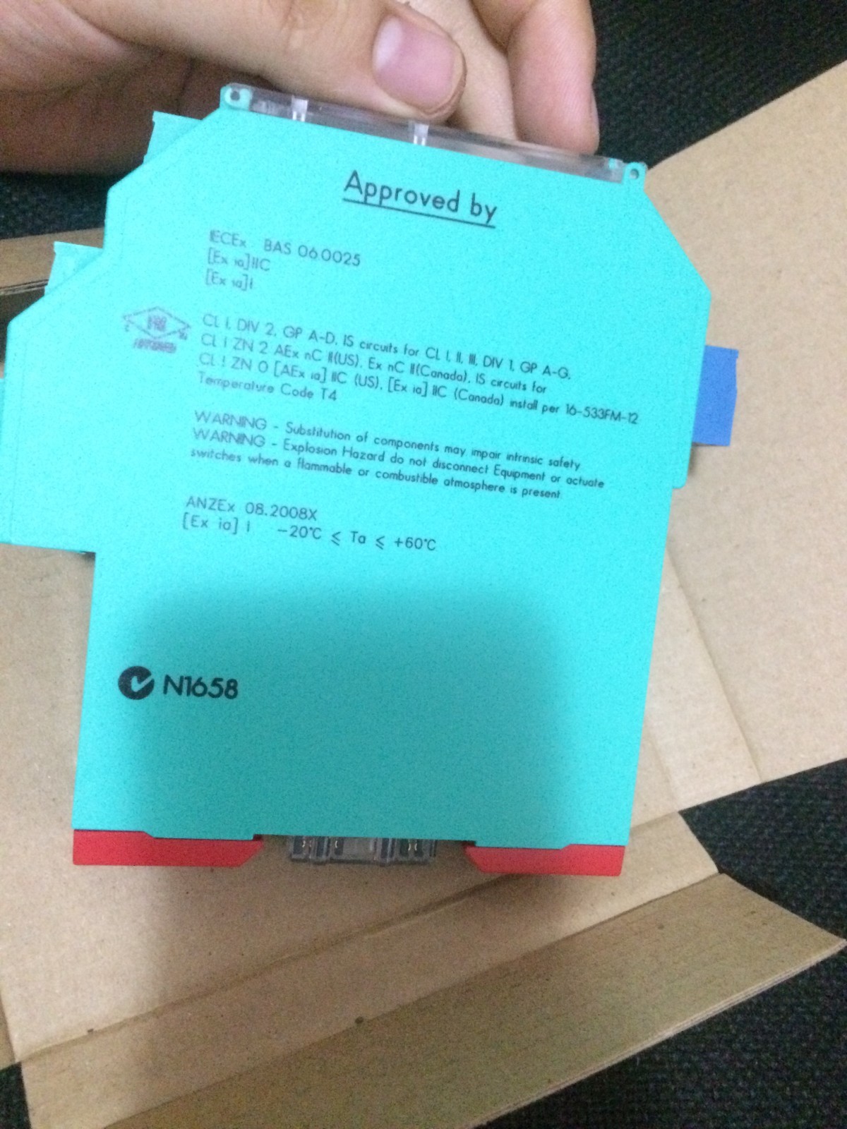 1 PC NEW IN BOX PEPPERL+FUCHS KCD2-SR-EX1.LB ALL NEW NO.185532 KCD2SREX1LB