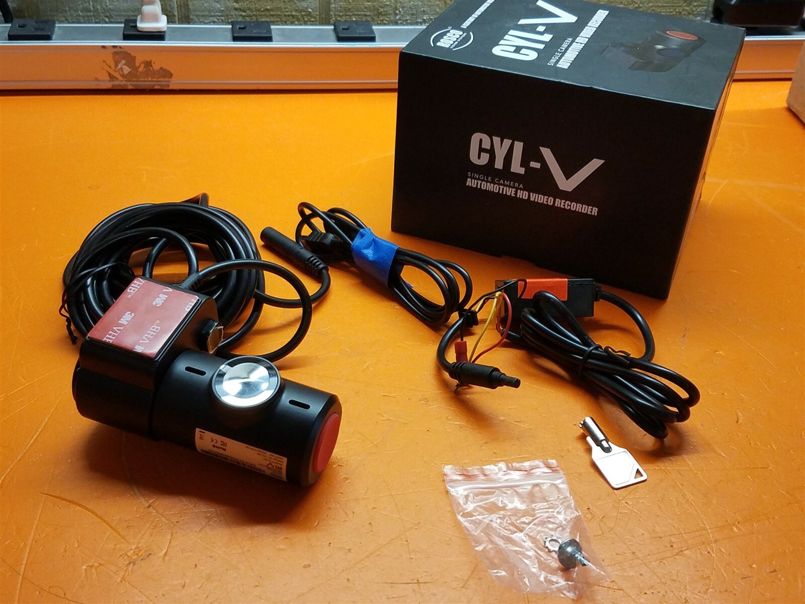 ⭐️⭐️⭐️⭐️⭐️ **FOR PARTS** Rosco Vison CYL-V DV302 Automotive HD Video Recorder