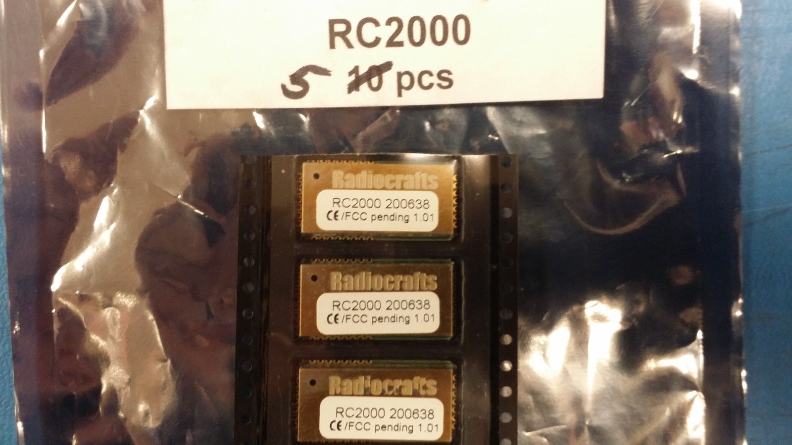 (1 PC) RC2000 RADIOCRAFTS FSK transceiver module / ISM band / VHF / radio