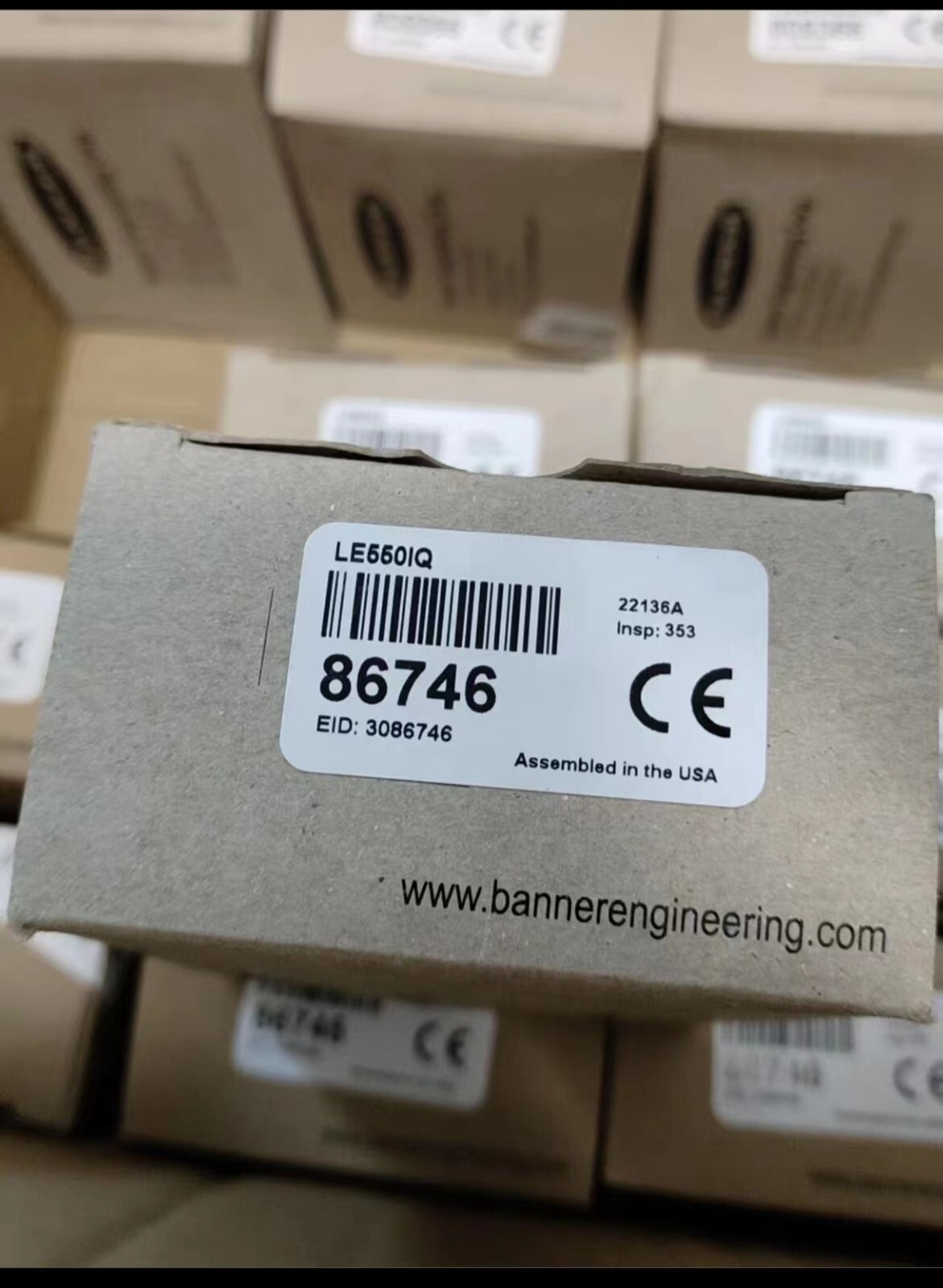1PCS BANNER LE550IQ Laser ranging sensor Fast shipping /N