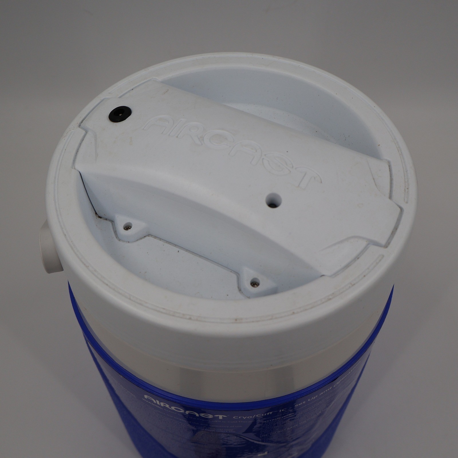 Aircast Cryo/Cuff IC Cold System Blue White Motorized Lid No AC Adapter