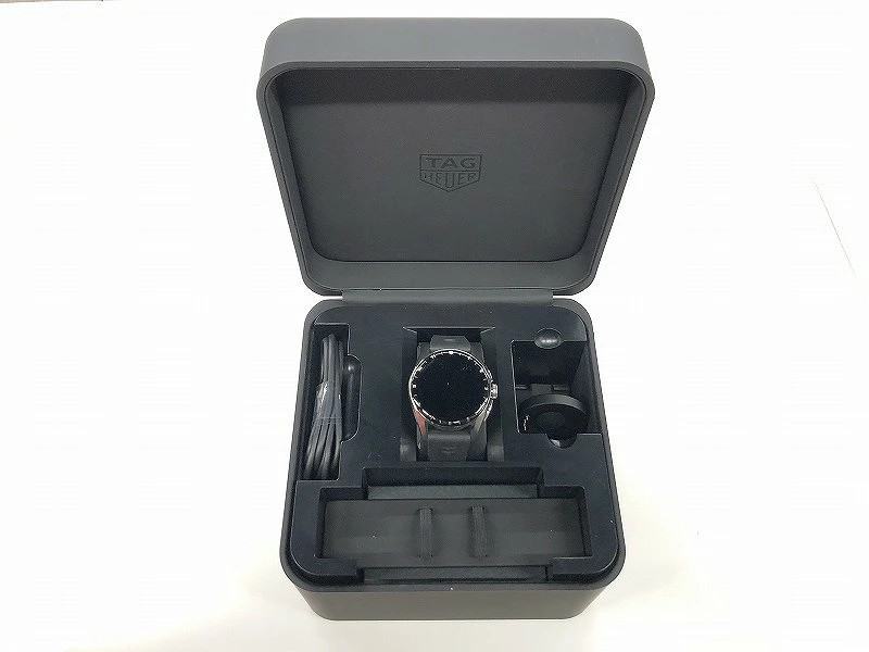 TAG HEUER Watch Connected Calibre E4 Black Silver SBR8010 42ｍｍ Wristwatch w/