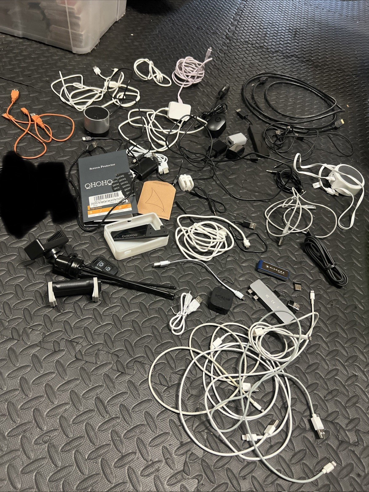Electronics Accessories Bundle – Cables, Chargers, Fire Stick, Speaker & More