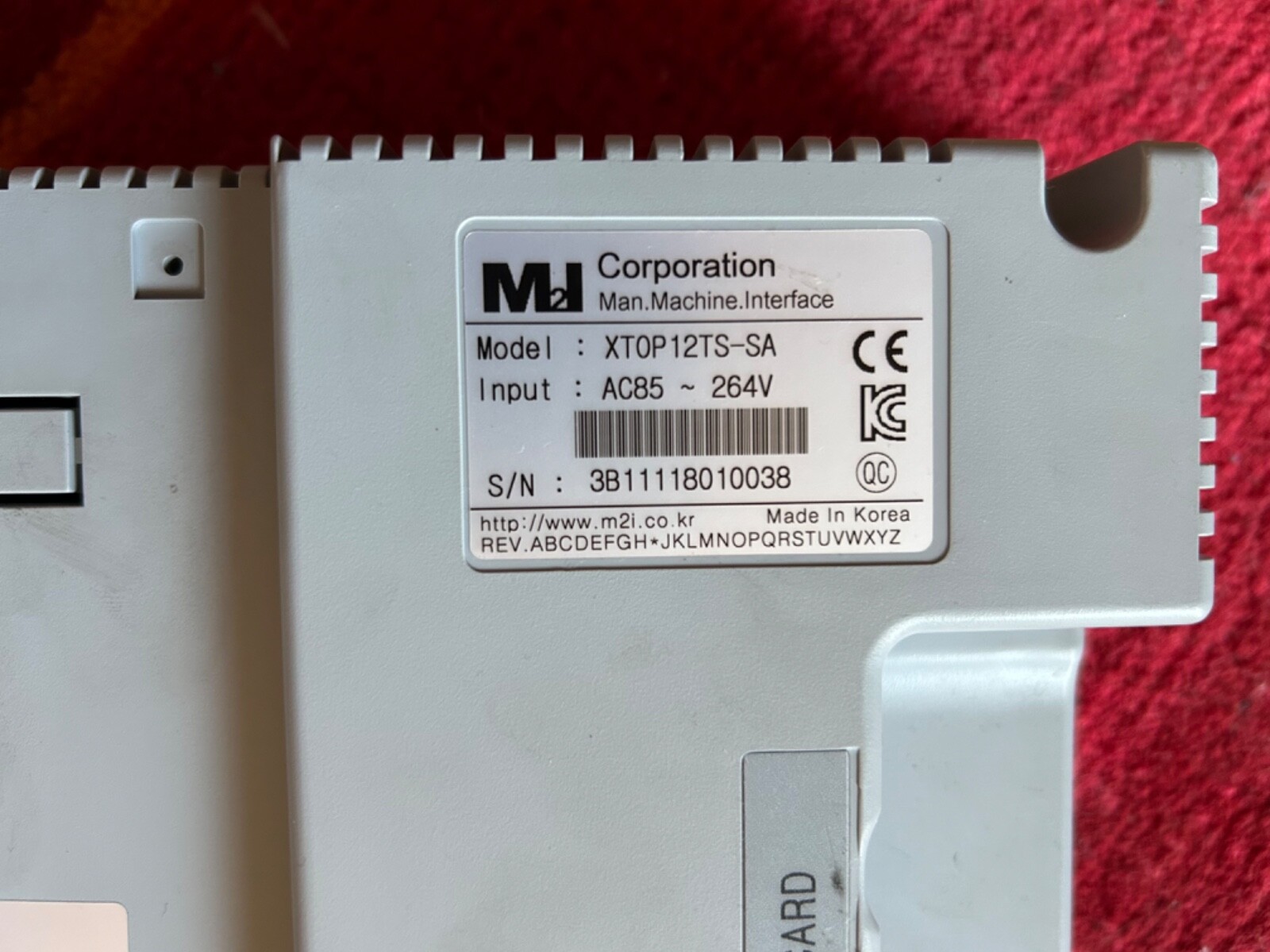 TOP M2I XTOP12TS-SA LCD Touch Screen Module
