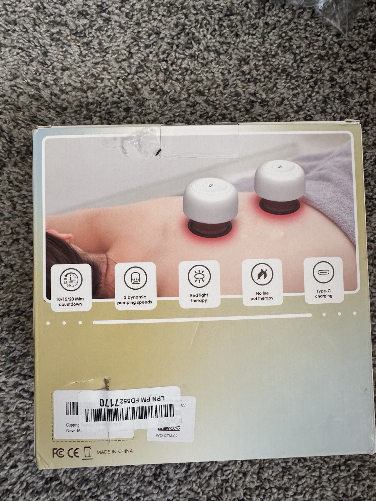 2 Pack Smart Cupping Therapy Massager, 5-in-1 Cupping Therapy Set For Pain Relie