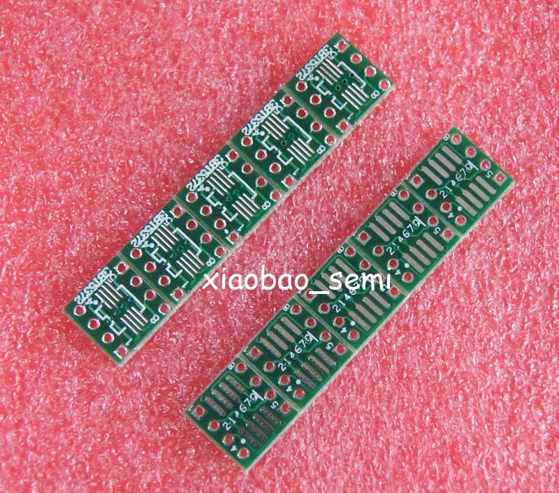 100pcs SOP8 SO8 SOIC8 TO DIP8 adapter pcb conveter board