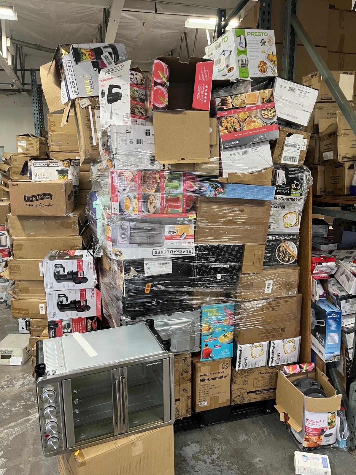 AS IS Mixed Pallets of Different Household Electronics, PARTS ONLY, PICK UP ONLY